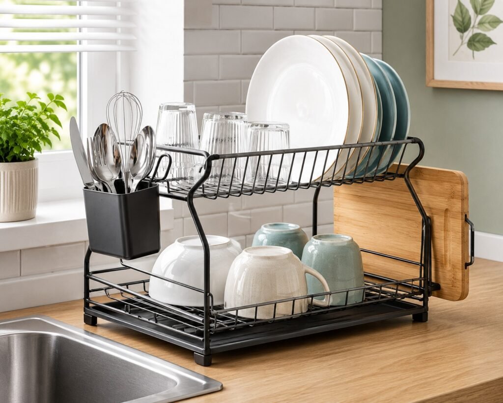 Dish drying rack